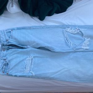 Garage wide leg jeans